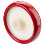 Roue Polyuréthane Ø160mm - 300kg - Moyeu lisse haute résistance