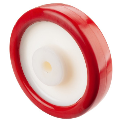 Roue Polyuréthane Ø200mm - 750kg - Moyeu lisse haute résistance