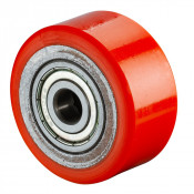 Roue Polyuréthane Ø50mm - 120kg - Roulement à billes haute fluidité