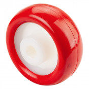 Roue Polyuréthane Ø80mm - 100kg - Moyeu lisse haute résistance