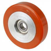 Roue Polyuréthane Ø80mm - 120kg - Roulement à billes haute fluidité