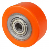 Roue Polyuréthane Ø80mm - 250kg - Roulement à billes haute fluidité