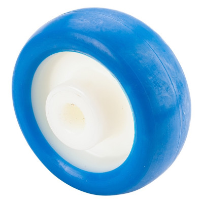 Roue Polyuréthane Ø80mm - 70kg - Moyeu lisse haute résistance