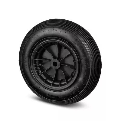 Roue Gonflable Dimètre 400 mm – Profil lisse – Axe 20 ou 25 mm – 140 kg