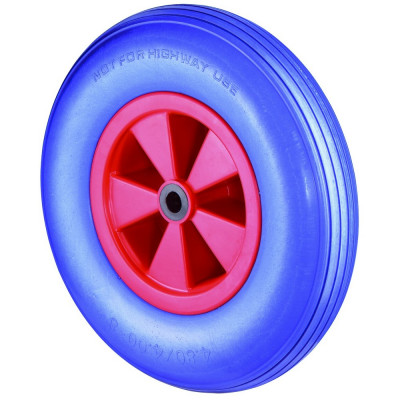 Roue Increvable Ø400mm Extérieur & Chantiers Axe 20mm