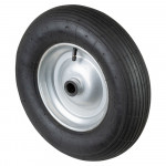 Roue Pneumatique Ø400mm Sols Irréguliers Axe 25mm