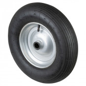 Roue Pneumatique Ø400mm Sols Irréguliers Axe 25mm