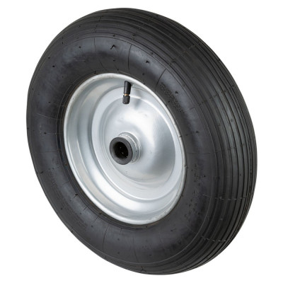 Roue Pneumatique Ø400mm Sols Irréguliers Axe 25mm