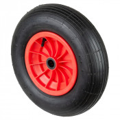 Roue Pneumatique Ø400mm Sols Irréguliers Axe 25mm
