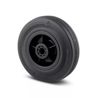 Roue Caout Noir Diamètre 160 à 250 mm – Rotation fluide – Alésage 20 mm – 135 à 205 kg