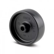Roue Polypropylène Noire - Diamètre 100 à 125 mm – Glisse facile – Charge 160 à 200 kg