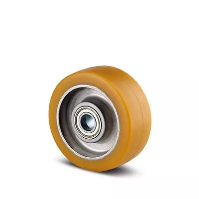 Roues industrielles Polyuréthane Jaune RB – Haute Résistance – Charges 300 à 800 kg