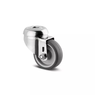 Roulette Inox Pivotante Caout Gris D50 – Maniabilité précise – 50 kg – Tente