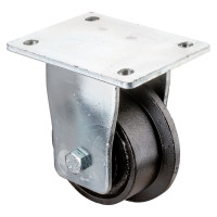 Roulette Fixe Charge Lourde Fonte - Ø100mm - 800kg Roulette Fixe Charge Lourde Fonte - Ø100mm - 800kg