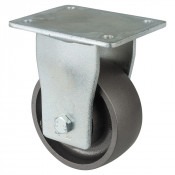 Roulette Fixe Charge Lourde Fonte - Ø125mm - 550kg