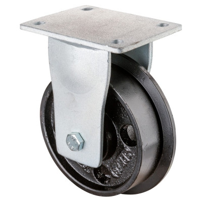 Roulette Fixe Charge Lourde Fonte - Ø150mm - 1000kg