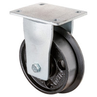 Roulette Fixe Charge Lourde Fonte - Ø150mm - 1000kg