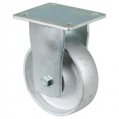 Roulette Fixe Charge Lourde Fonte - Ø150mm - 600kg