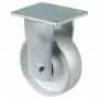 Roulette Fixe Charge Lourde Fonte - Ø150mm - 600kg