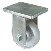 Roulette Fixe Charge Lourde Fonte - Ø150mm - 600kg