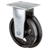 Roulette Fixe Charge Lourde Fonte - Ø180mm - 1200kg Roulette Fixe Charge Lourde Fonte - Ø180mm - 1200kg