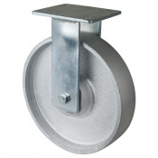 Roulette Fixe Charge Lourde Fonte - Ø250mm - 1400kg