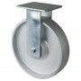Roulette Fixe Charge Lourde Fonte - Ø250mm - 1400kg