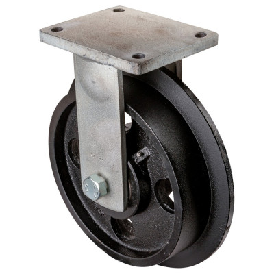 Roulette Fixe Charge Lourde Fonte - Ø250mm - 2000kg