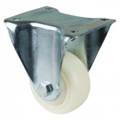 Roulette Fixe Charge Lourde Plastique - Ø100mm - 300kg