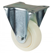 Roulette Fixe Charge Lourde Plastique - Ø125mm - 450kg