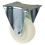 Roulette Fixe Charge Lourde Plastique - Ø125mm - 450kg