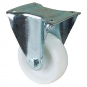 Roulette Fixe Charge Lourde Plastique - Ø125mm - 600kg