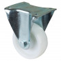 Roulette Fixe Charge Lourde Plastique - Ø125mm - 600kg