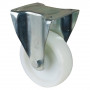 Roulette Fixe Charge Lourde Plastique - Ø150mm - 600kg