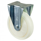 Roulette Fixe Charge Lourde Plastique - Ø200mm - 750kg