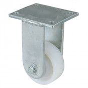 Roulette Fixe Charge Lourde Plastique - Ø80mm - 150kg