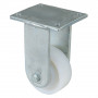Roulette Fixe Charge Lourde Plastique - Ø80mm - 150kg