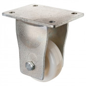 Roulette Fixe Charge Lourde Polyamide - Ø100mm - 300kg