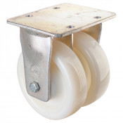 Roulette Fixe Charge Lourde Polyamide - Ø160mm - 1500kg