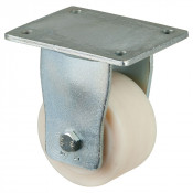 Roulette Fixe Charge Lourde Polyamide moulé - Ø100mm - 900kg