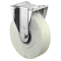 Roulette Fixe Charge Lourde Polyamide moulé - Ø125mm - 1000kg
