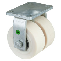 Roulette Fixe Charge Lourde Polyamide moulé - Ø200mm - 5000kg Roulette Fixe Charge Lourde Polyamide moulé - Ø200mm - 5000kg