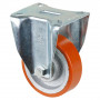 Roulette Fixe Charge Lourde Polyuréthane - Ø100mm - 300kg