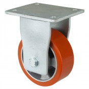 Roulette Fixe Charge Lourde Polyuréthane - Ø125mm - 450kg