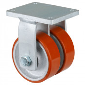 Roulette Fixe Charge Lourde Polyuréthane - Ø150mm - 1600kg