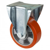 Roulette Fixe Charge Lourde Polyuréthane - Ø150mm - 550kg