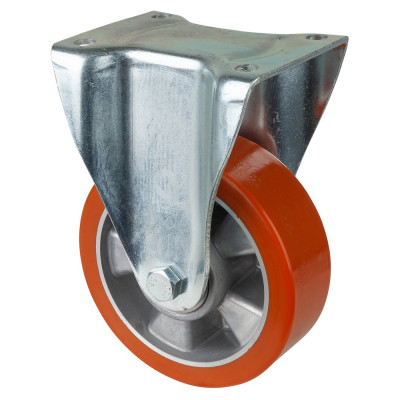 Roulette Fixe Charge Lourde Polyuréthane - Ø150mm - 550kg