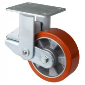 Roulette Fixe Charge Lourde Polyuréthane - Ø150mm - 550kg