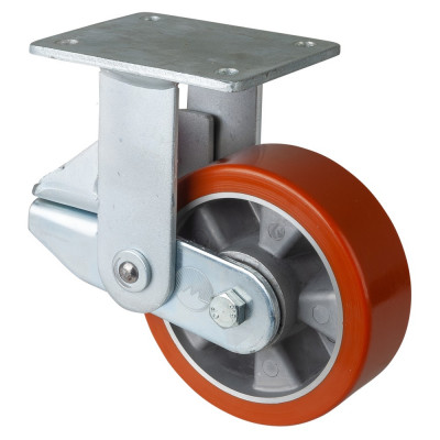 Roulette Fixe Charge Lourde Polyuréthane - Ø150mm - 550kg