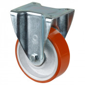 Roulette Fixe Charge Lourde Polyuréthane - Ø150mm - 800kg